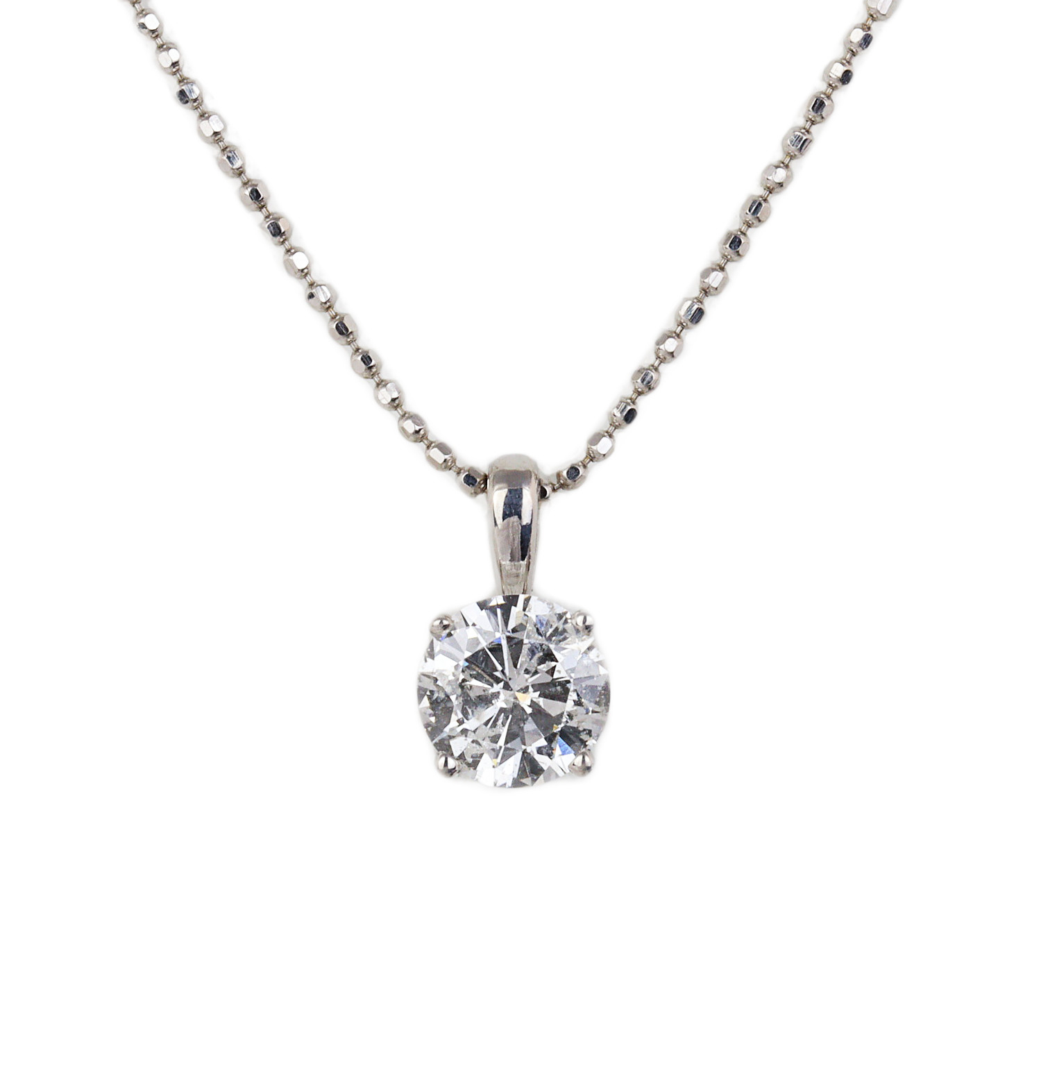 Featured image of this Women’s 14k White Gold Diamond Necklace