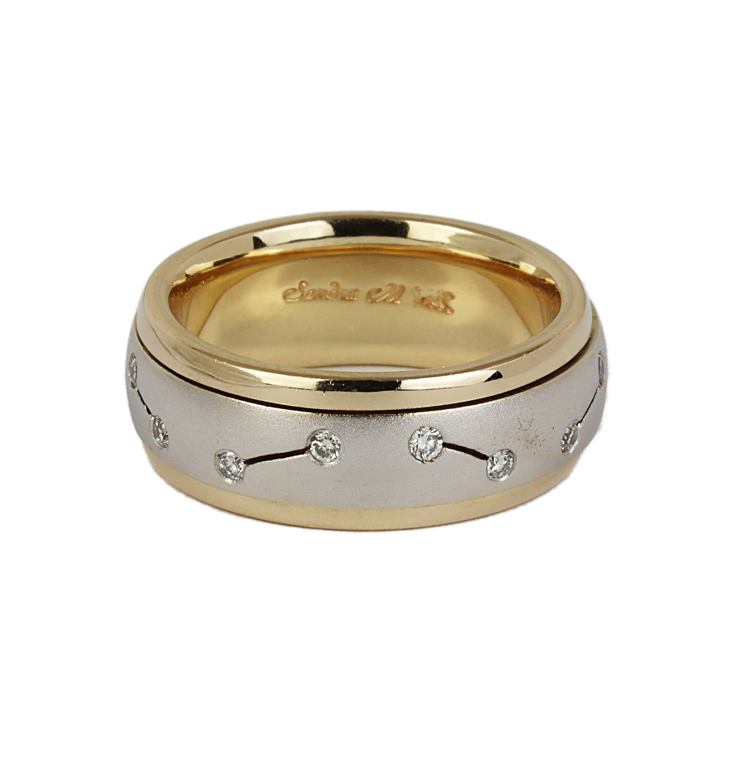 Gallery image of this Women’s 14k Yellow Gold Diamond Ring