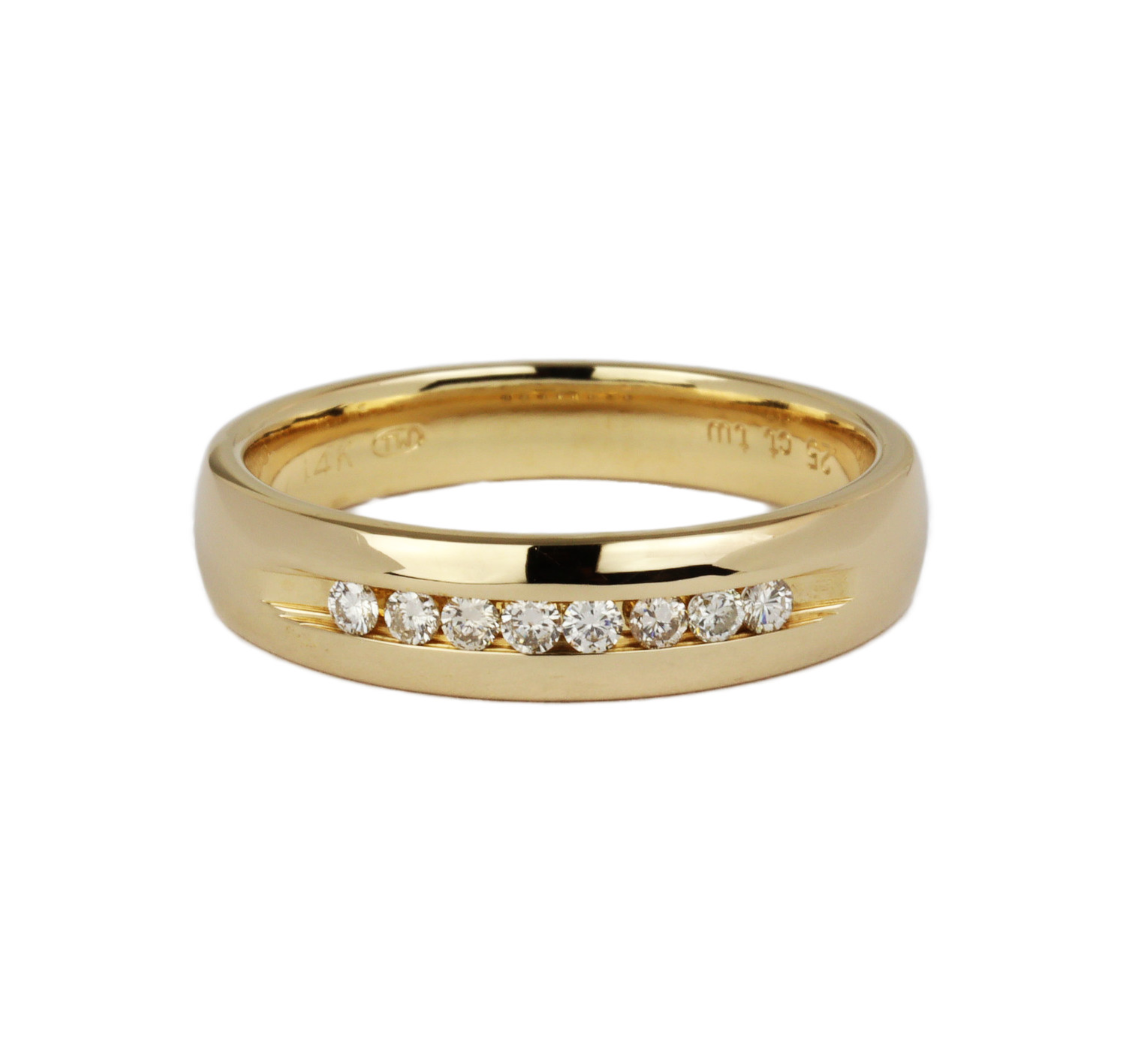 Gallery image of this Men’s 14k Yellow Gold Diamond Ring