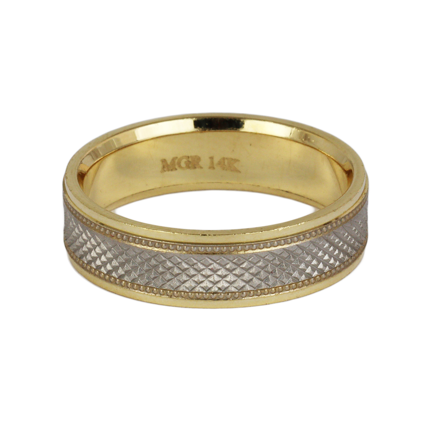 Gallery image of this Men’s 14k Yellow Gold Band Ring