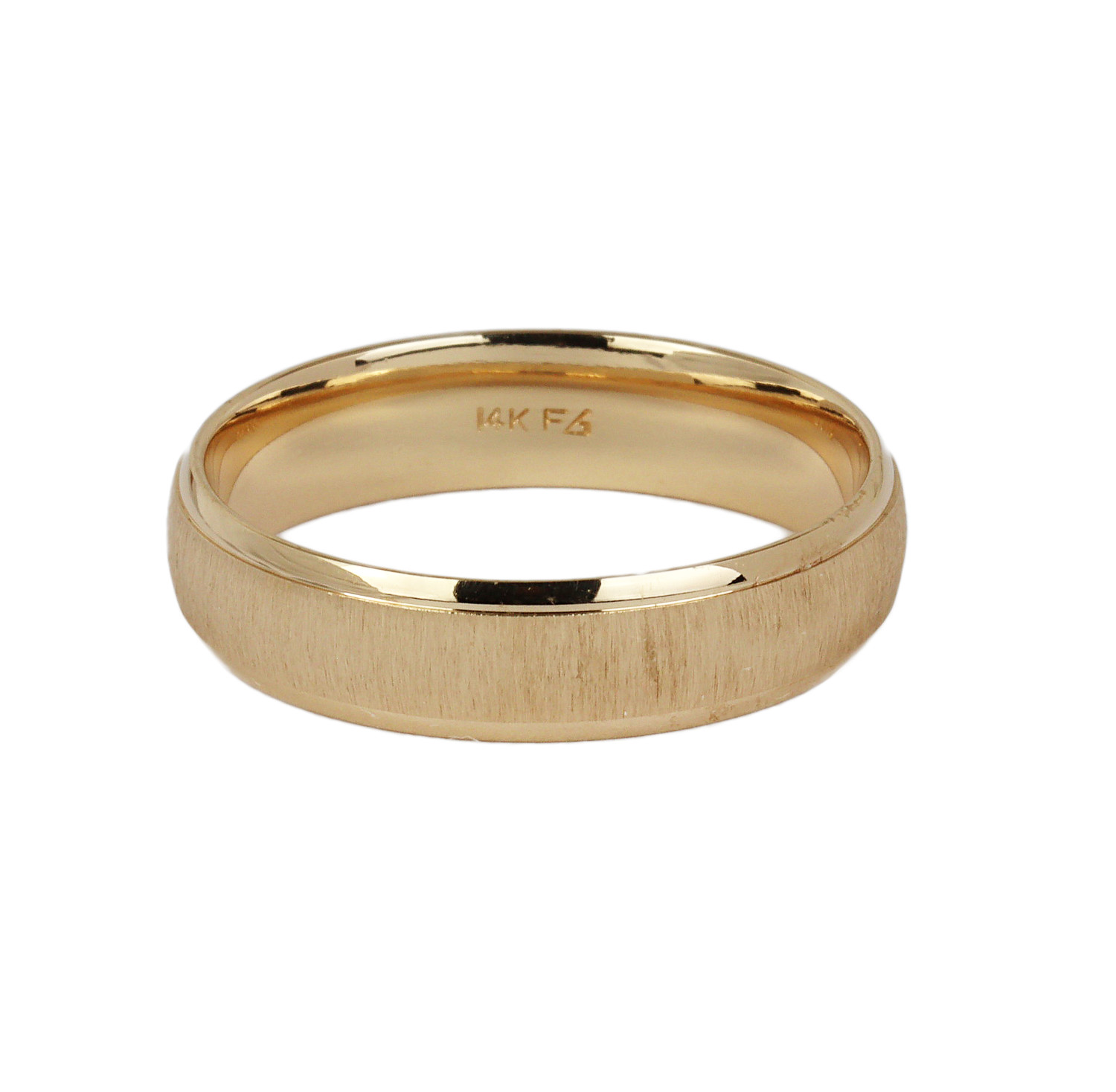 Gallery image of this Men’s 14k Yellow Gold Band Ring