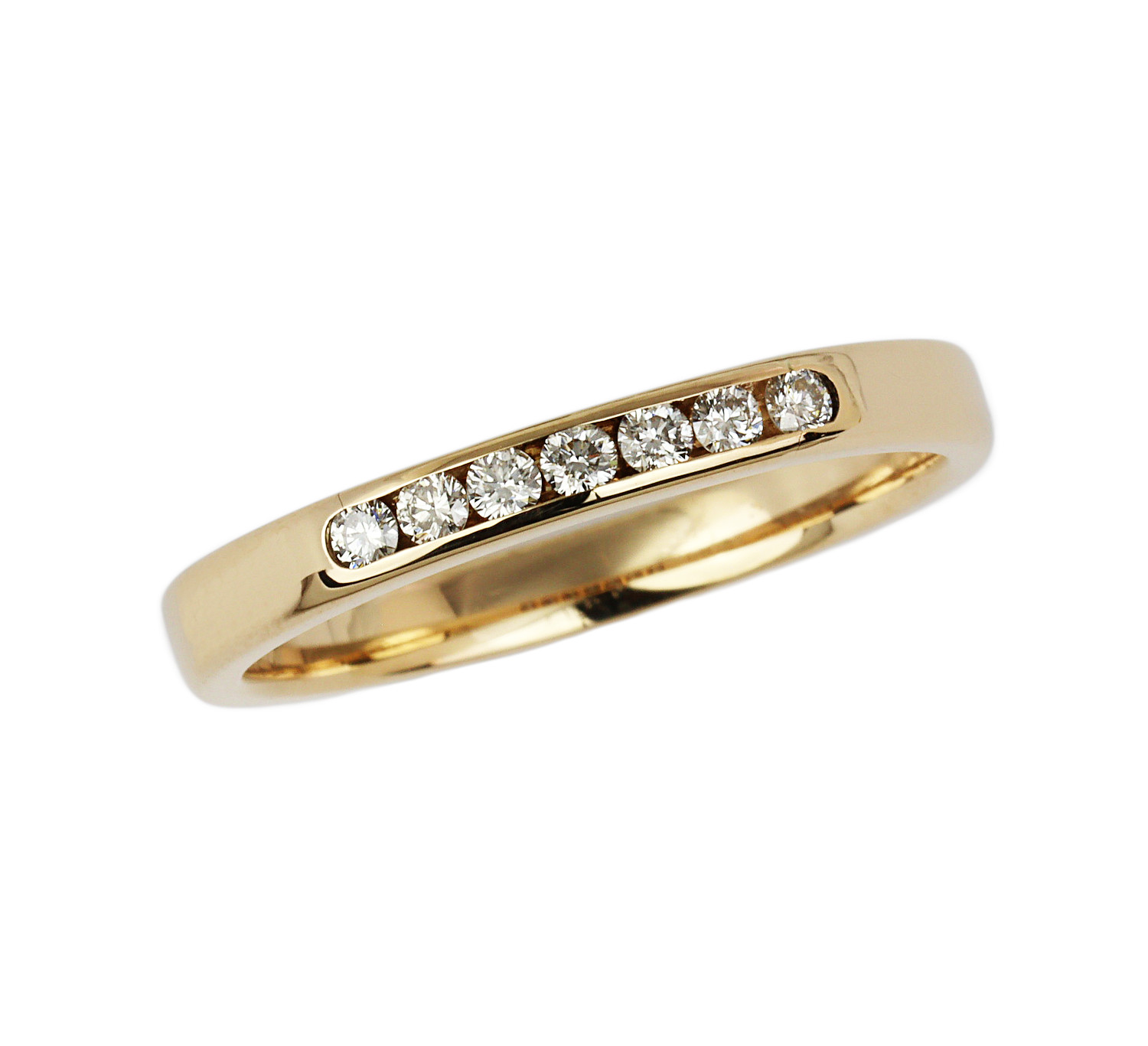 Featured image of this Ladies 14k Yellow Gold Diamond Ring