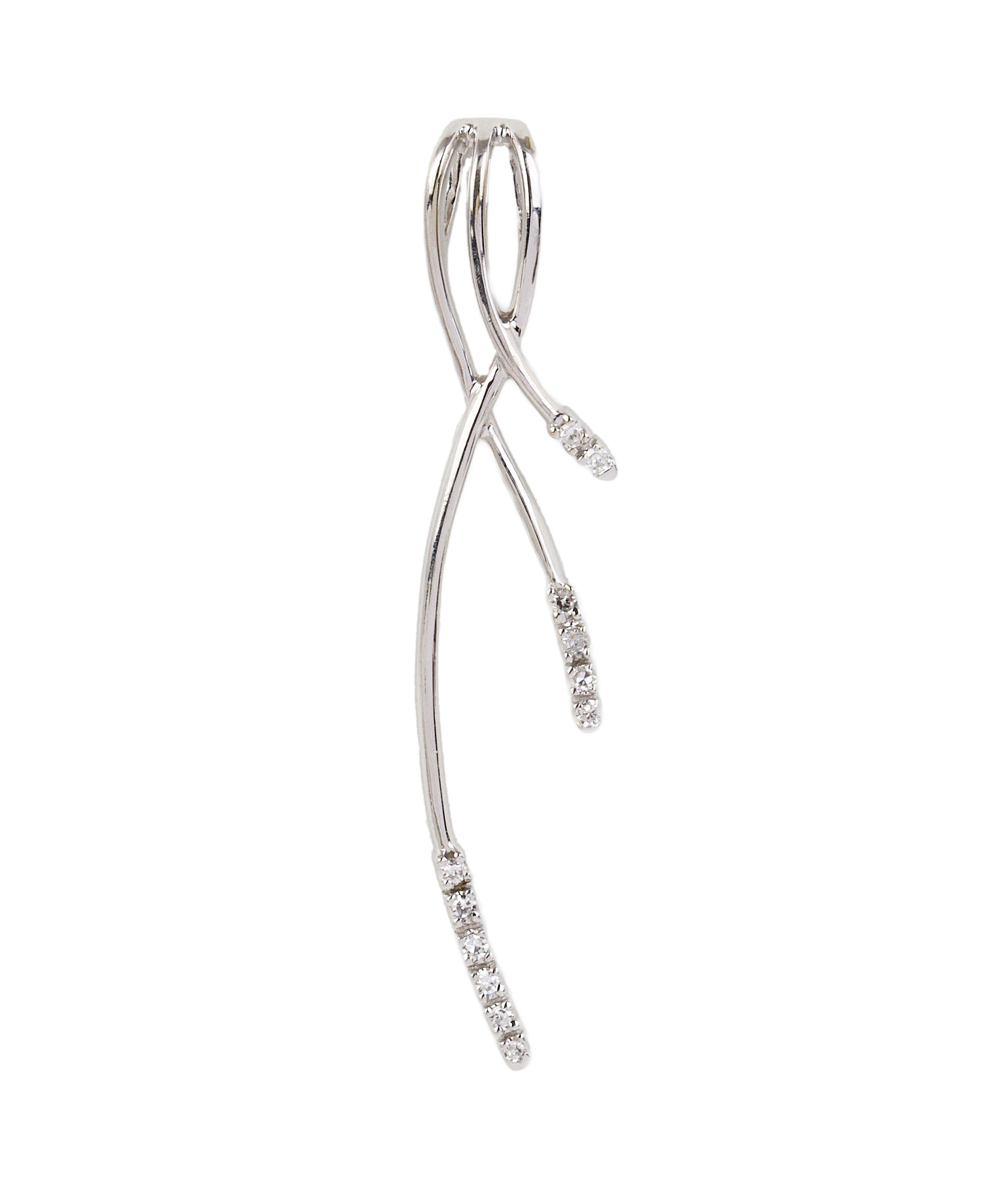 Featured image of this Women’s 10k White Gold Diamond Pendant