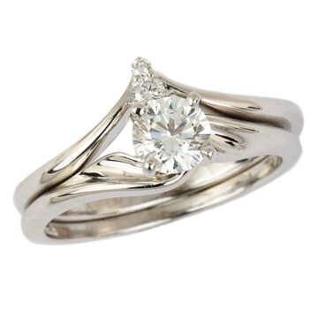 Featured image of this Women’s 14k White Gold Diamond Bridal Ring GIA Cert