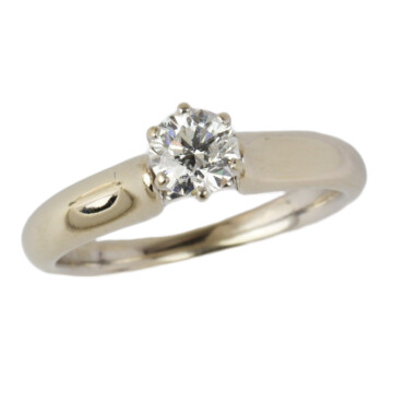 Featured image of this Women’s 14k White Gold Diamond Bridal Ring