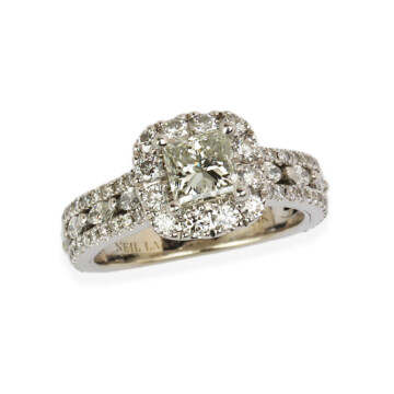 Featured image of this Women’s 14k White Gold Diamond Bridal Ring GSI Cert