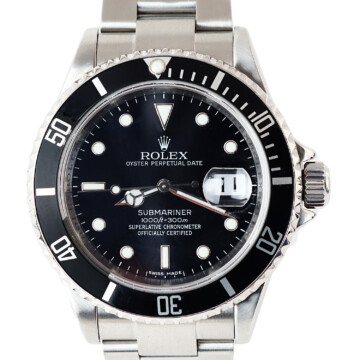 Featured image of this Men’s Stainless Steel Submariner Rolex Wristwatch – 40mm Case