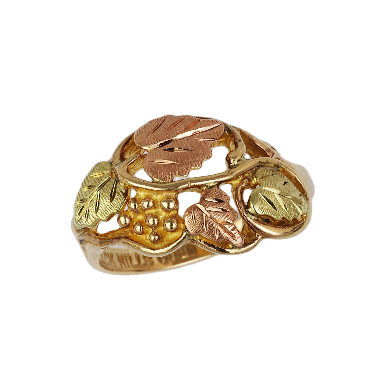 Featured image of this Women’s 10k Black Hills Gold Ring