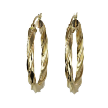 Featured image of this Women’s 14k Yellow Gold Hoop Earrings