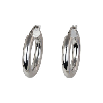 Featured image of this Women’s 14k White Gold Hoop Earrings