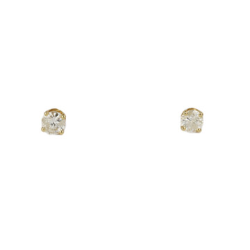 Featured image of this Women’s 14k Yellow Gold Diamond Stud Earrings