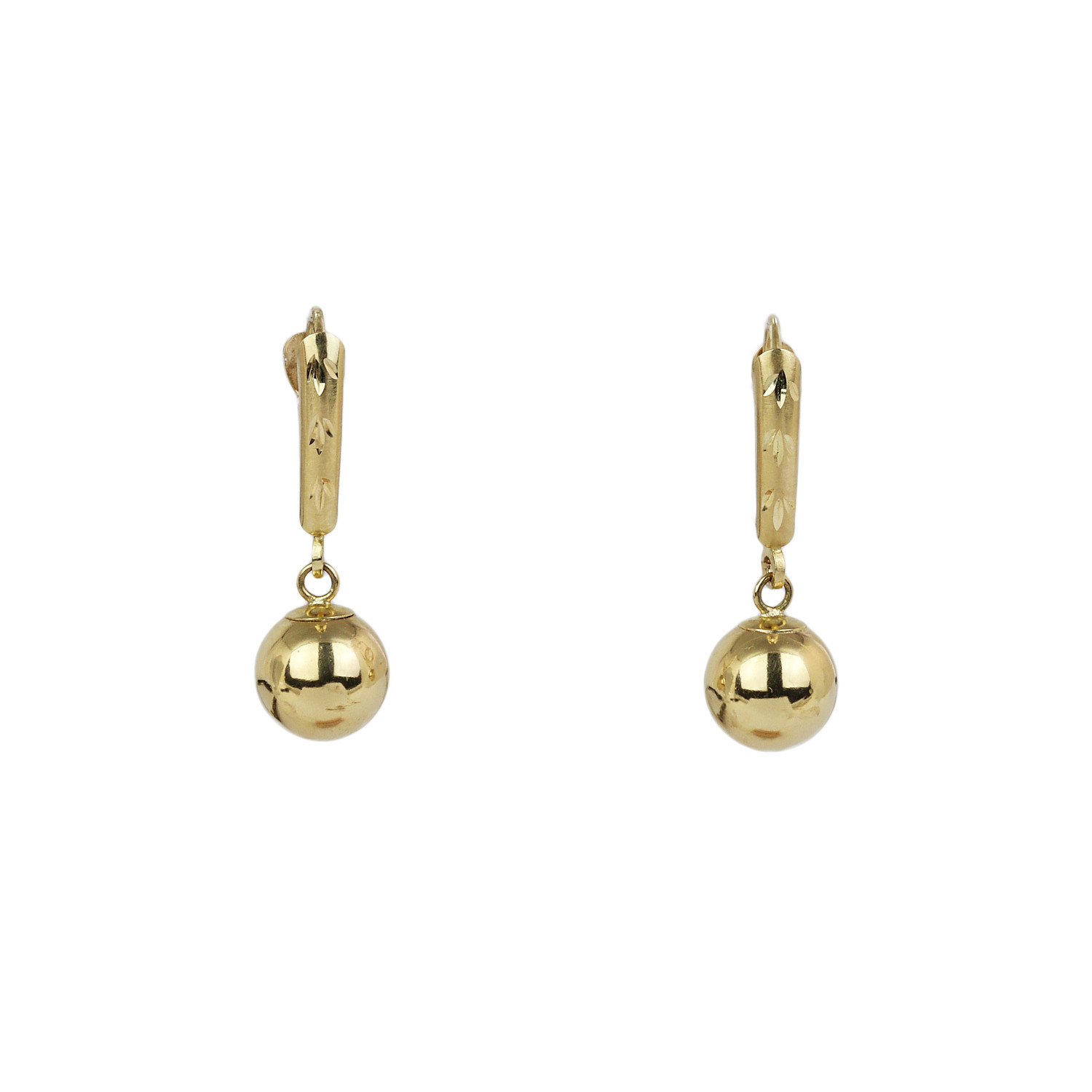 Featured image of this Women’s 14k Yellow Gold Dangle Earrings