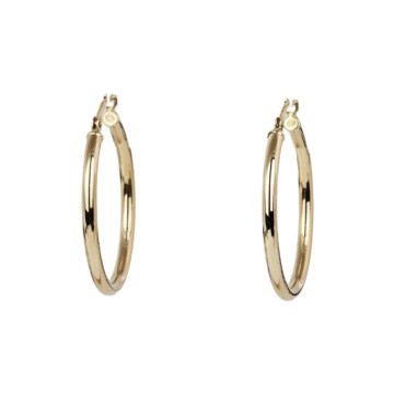 Featured image of this Women’s 14k Yellow Gold Hoop Earrings
