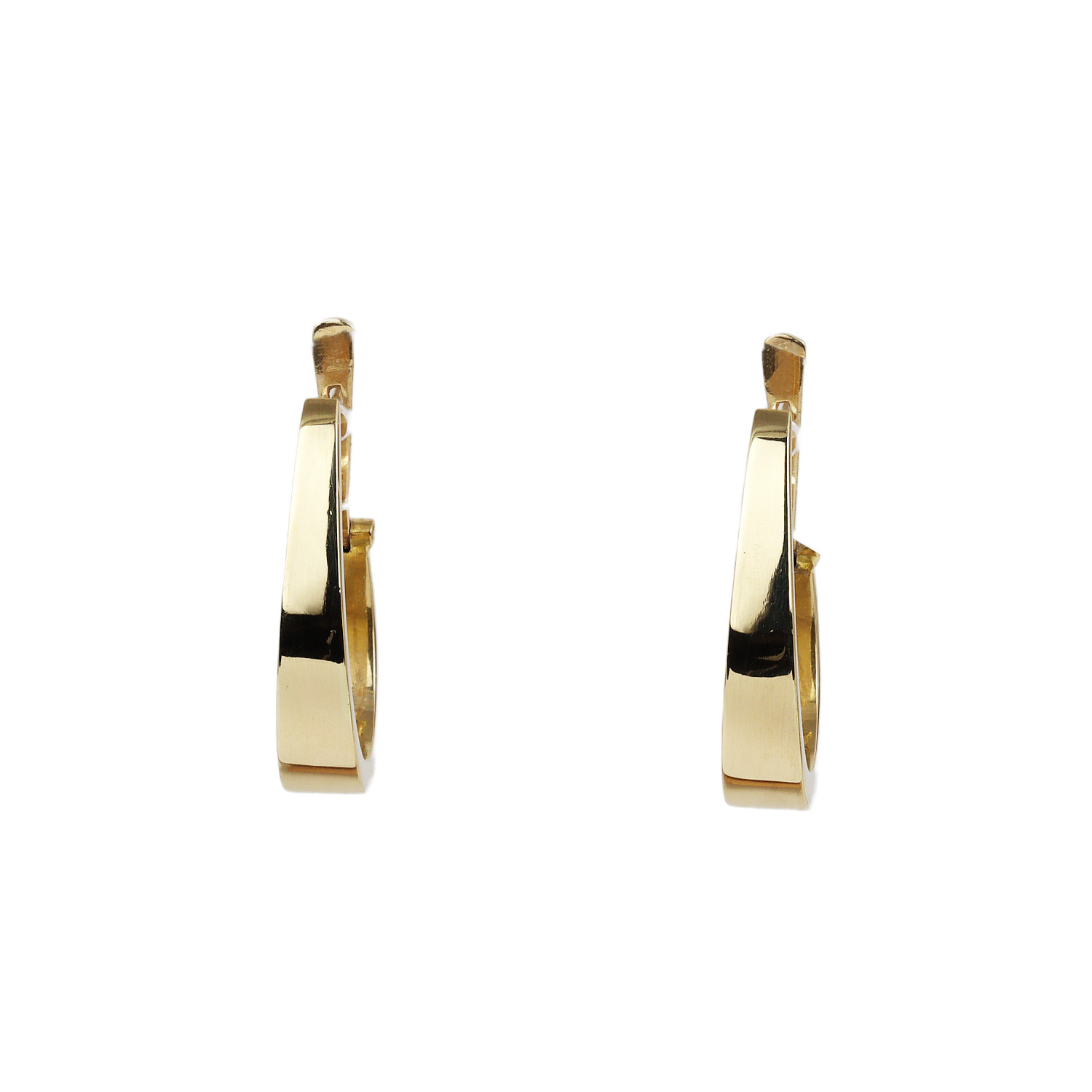 Featured image of this Women’s 14k Yellow Gold Hoop Earrings