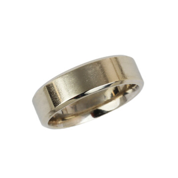 Featured image of this Men’s 14k White Gold Band Ring