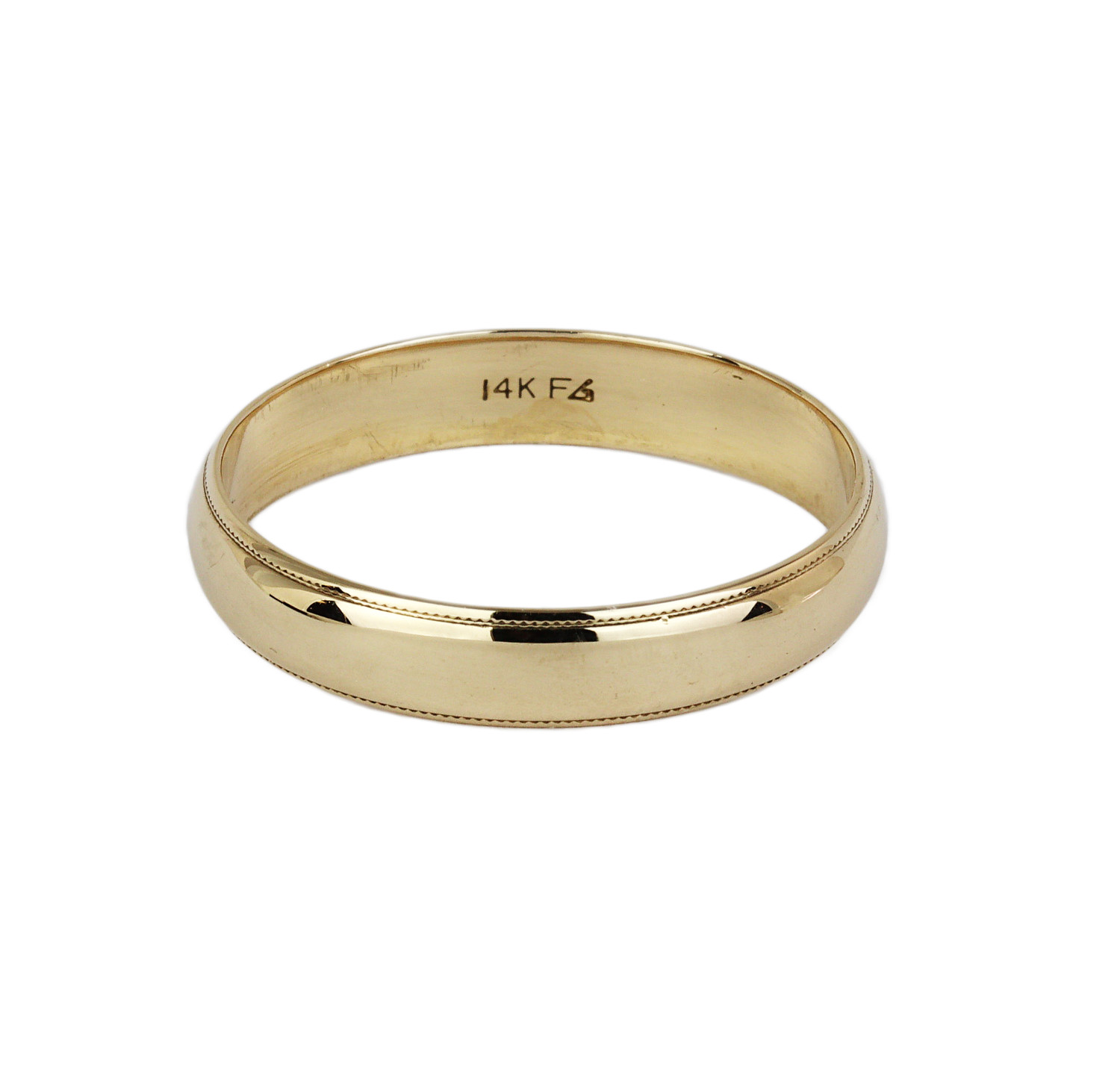 Gallery image of this Men’s 14k Yellow Gold Band Ring