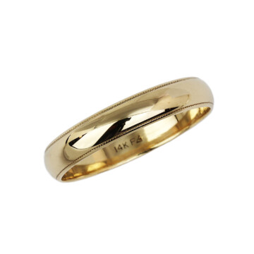 Featured image of this Men’s 14k Yellow Gold Band Ring