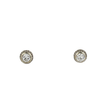 Featured image of this Women’s 14k White Gold Diamond Stud Earrings
