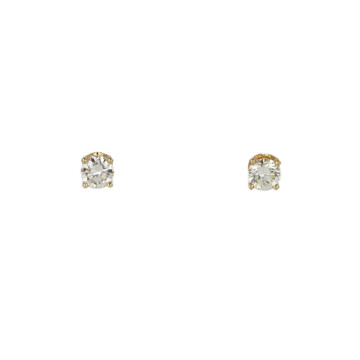 Featured image of this Women’s 14k Yellow Gold Diamond Stud Earrings