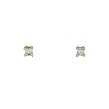 Featured image of this Women’s 14k Yellow Gold Diamond Stud Earrings