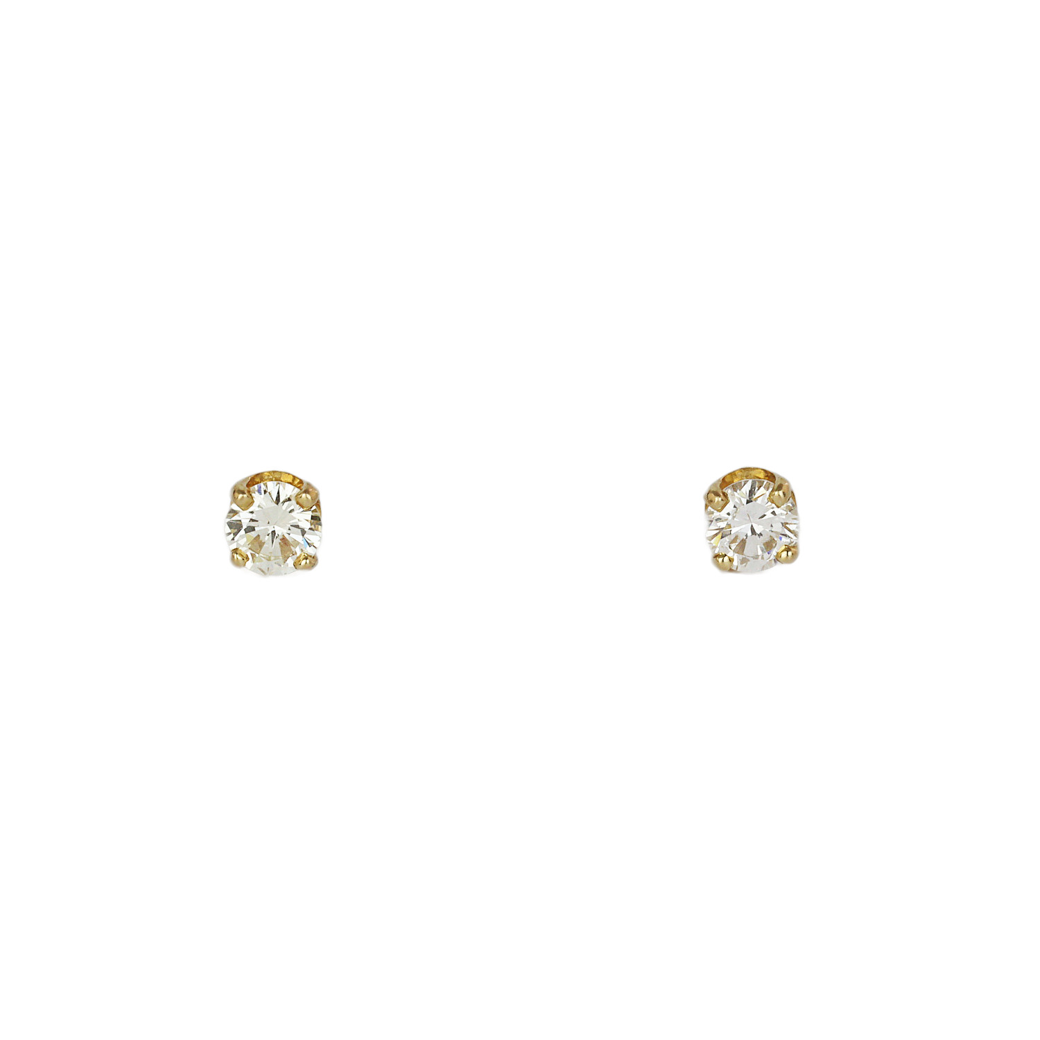 Featured image of this Women’s 14k Yellow Gold Diamond Stud Earrings