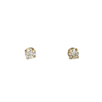 Featured image of this Women’s 14k Yellow Gold Diamond Stud Earrings