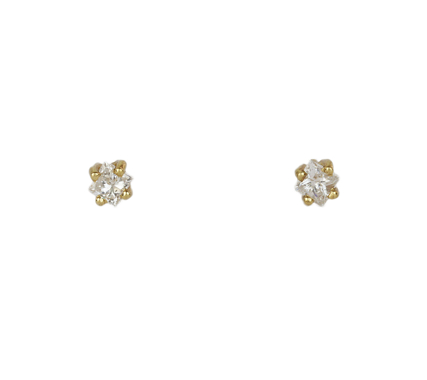 Featured image of this Women’s 14k Yellow Gold Diamond Stud Earrings