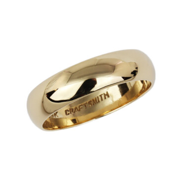 Featured image of this Men’s 14k Yellow Gold Band Ring