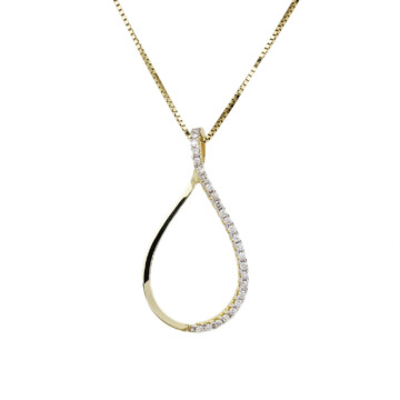Featured image of this Women’s 14k Yellow Gold Diamond Necklace