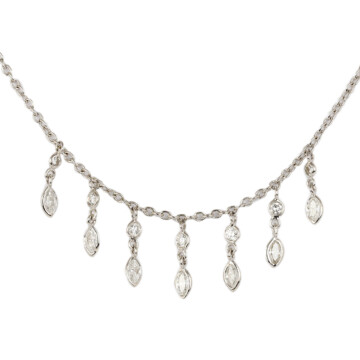 Featured image of this Women’s Platinum Diamond Necklace