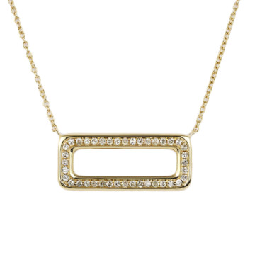 Featured image of this Women’s 14k Yellow Gold Diamond Necklace