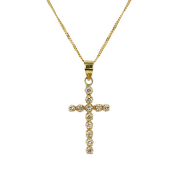 Featured image of this Women’s 14k Yellow Gold Diamond Necklace