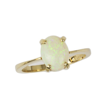Featured image of this Women’s 14k Yellow Gold Opal Ring