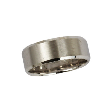 Featured image of this Men’s 14k White Gold Band Ring