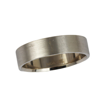 Featured image of this Men’s 14k White Gold Band Ring