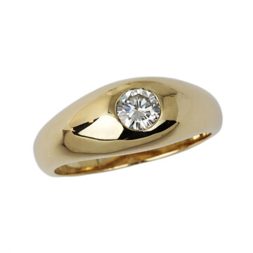 Featured image of this Men’s 14k Yellow Gold Diamond Ring