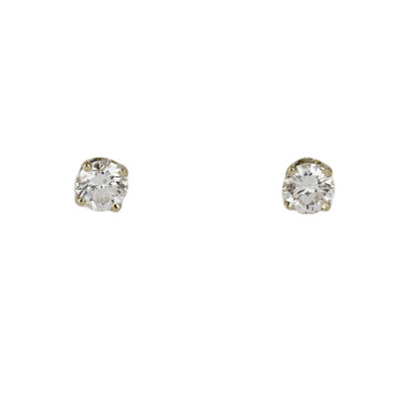 Featured image of this Women’s 14k White Gold Diamond Stud Earrings, EGL Cert