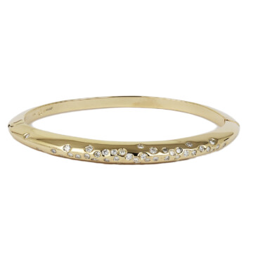 Featured image of this Women’s 14k Yellow Gold Diamond Bangle Bracelet