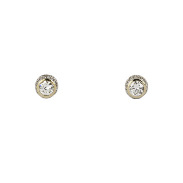 Featured image of this Women’s 14k White Gold Diamond Stud Earrings