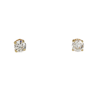Featured image of this Women’s 14k Yellow Gold Diamond Stud Earrings