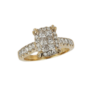 Featured image of this Women’s 14k Yellow Gold Diamond Ring