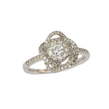 Featured image of this Women’s 14k White Gold Diamond Ring