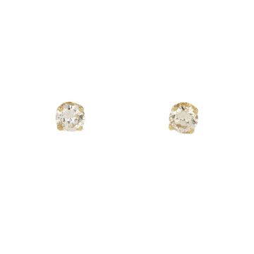 Featured image of this Women’s 14k Yellow Gold Diamond Stud Earrings