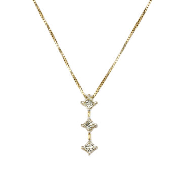 Featured image of this Women’s 14k Yellow Gold Diamond Necklace