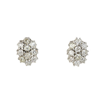 Featured image of this Women’s 14k White Gold Diamond Earrings