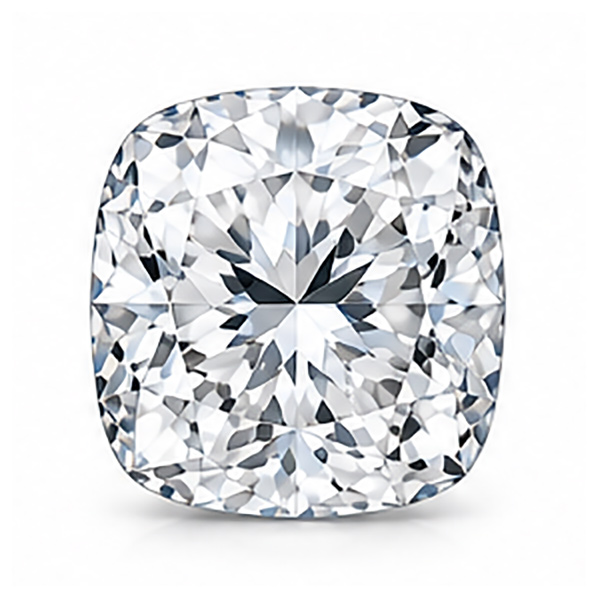 EGL Certified 2.45ct Old Mine Cut Diamond K/SI2