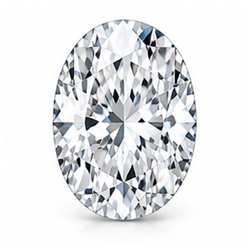 GIA Certified 0.95ct Oval Cut Diamond Fancy/I1