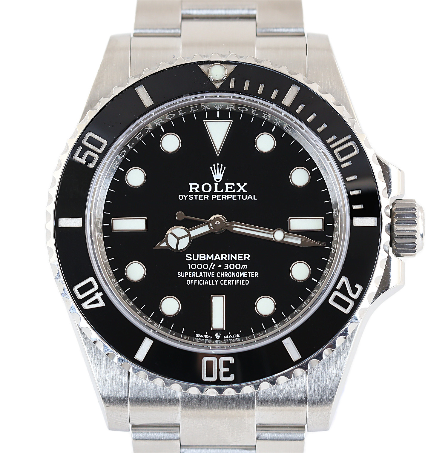 Featured image of this Stainless Steel Submariner Rolex Wristwatch – 40mm Case