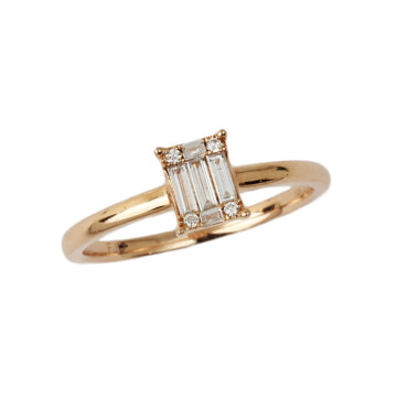 Featured image of this Fischer Women’s 14k Rose Gold Diamond Bridal Ring