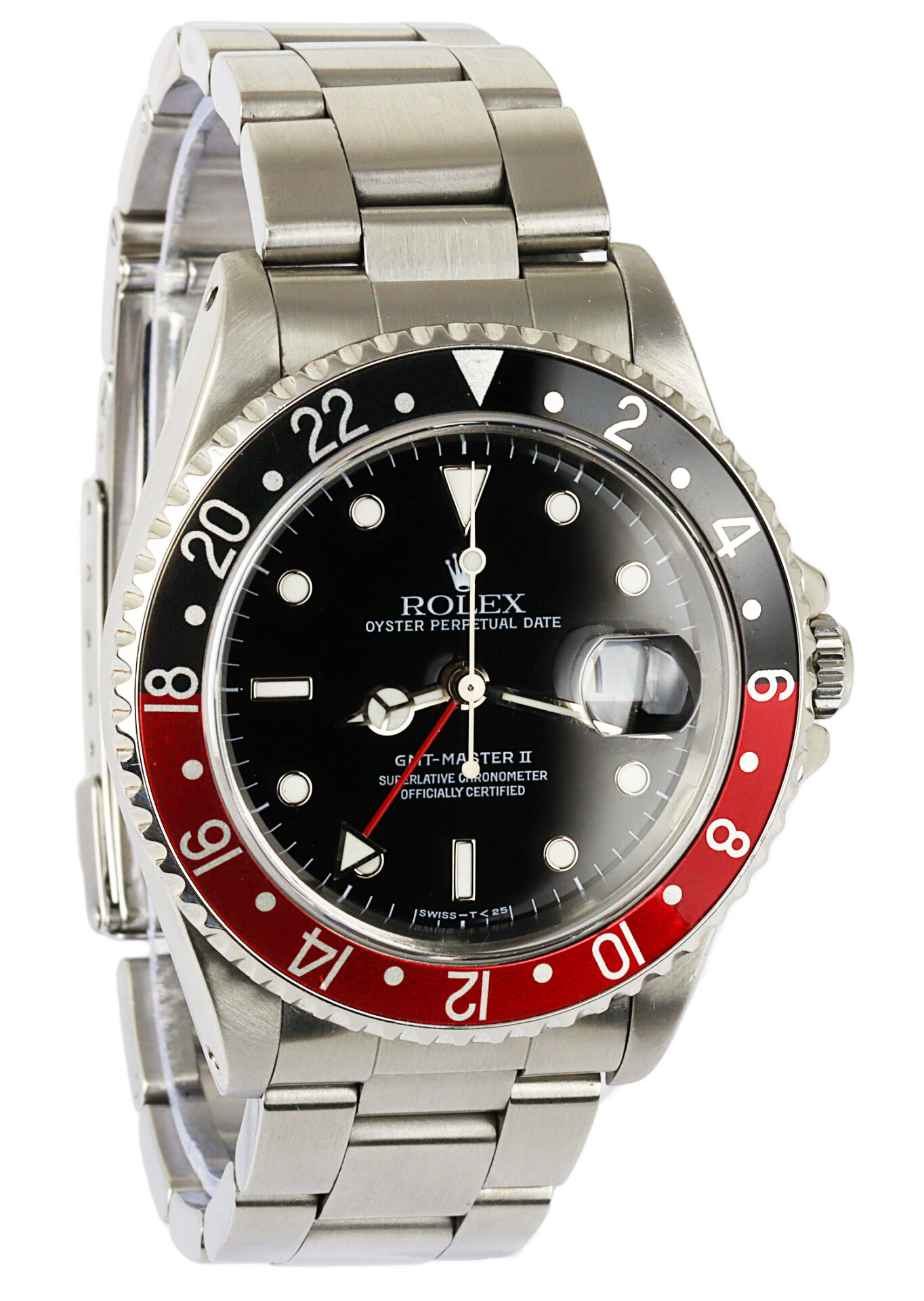 Gallery image of this Men’s Stainless Steel GMT Master II “Coke” Rolex Wristwatch – 40mm Case